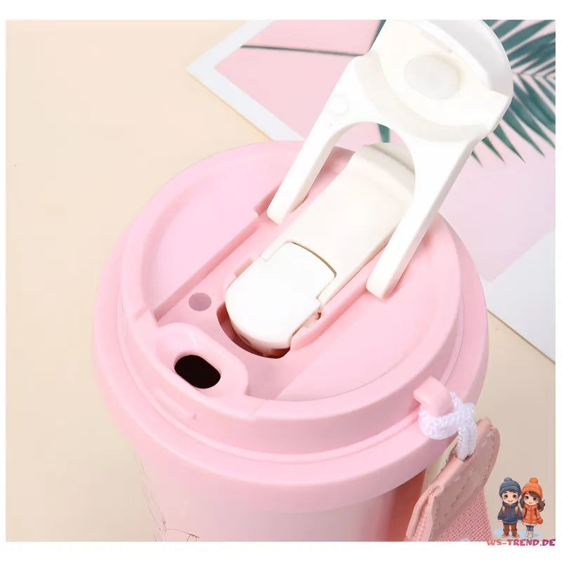 Lovely and Flower Isolierter Kaffeebecher Thermobecher Becher To-Go 550 ml - WS-Trend.de