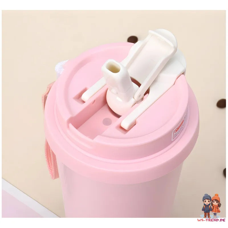 Lovely and Flower Isolierter Kaffeebecher Thermobecher Becher To-Go 550 ml - WS-Trend.de