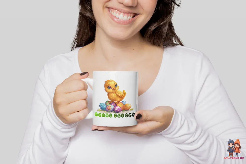 Ostern Küken Ostereier Keramik Kaffeetasse Teetasse Tasse Geschenke - WS-Trend.de