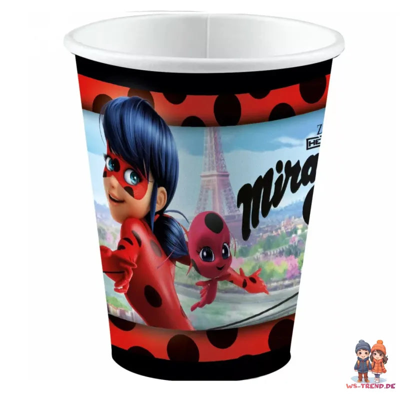 Miraculous Ladybug Partyset Deko Set 36tlg. - WS-Trend.de Geburtstag 36tlg.Geschirr