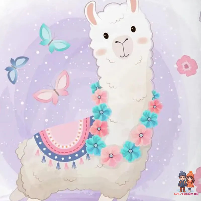 Lama Baby Bettwäsche 2tlg Set 100x135 40x60 cm 100% Baumwolle - WS-Trend.de