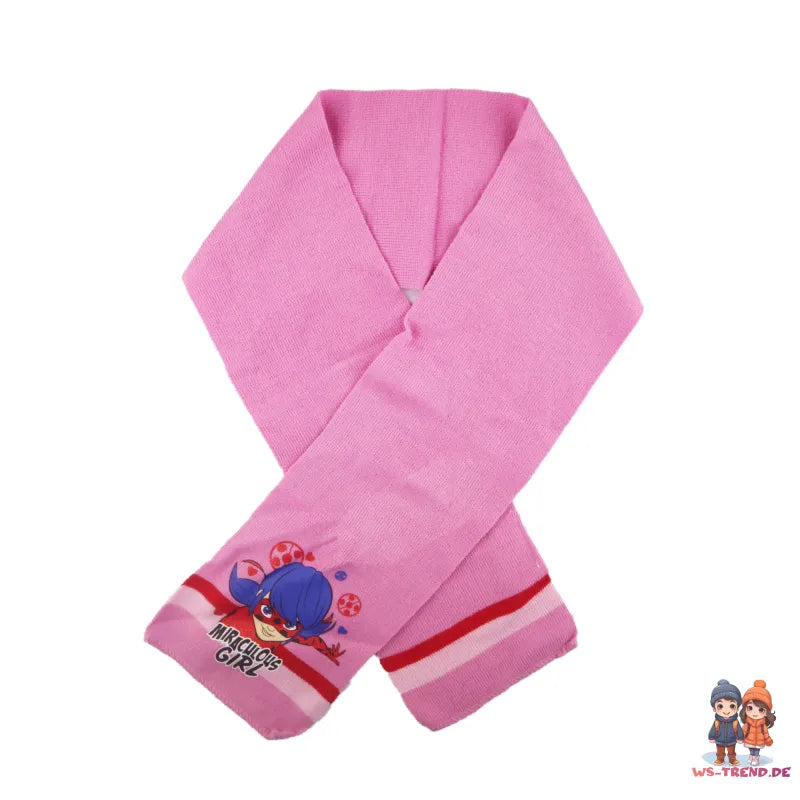 Miraculous Ladybug Kinder 3tlg. Herbst Wintermütze Schal plus Handschuhe - WS-Trend.de