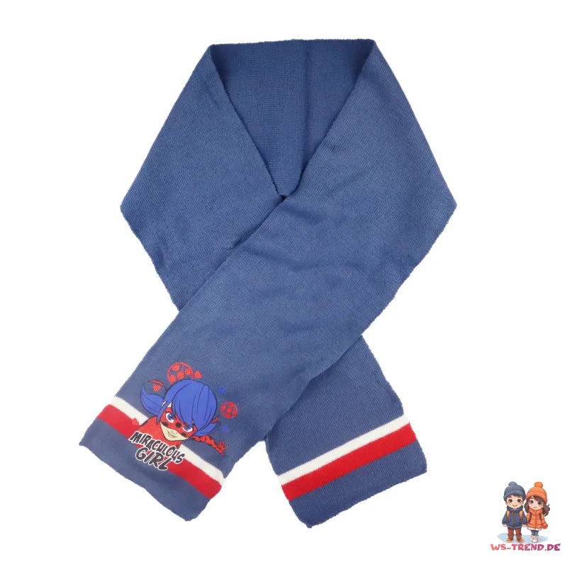 Miraculous Ladybug Kinder 3tlg. Herbst Wintermütze Schal plus Handschuhe - WS-Trend.de