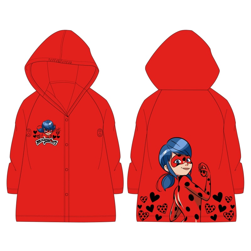 Miraculous Ladybug Kinder Regenschirm plus Regenponcho - WS-Trend.de Schirm D 75cm Gr.116-134