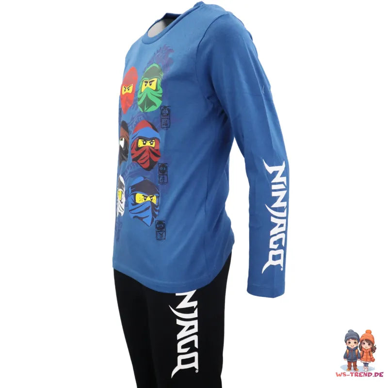 LEGO® Ninjago Kinder lang Pyjama - WS-Trend.de Jungen Schlafanzug 98 -128 Kai Jay Zane Lloyd
