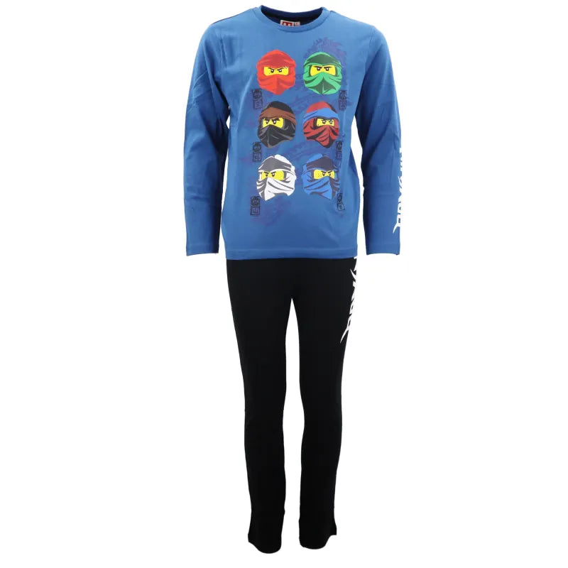 LEGO® Ninjago Kinder lang Pyjama - WS-Trend.de Jungen Schlafanzug 98 -128 Kai Jay Zane Lloyd