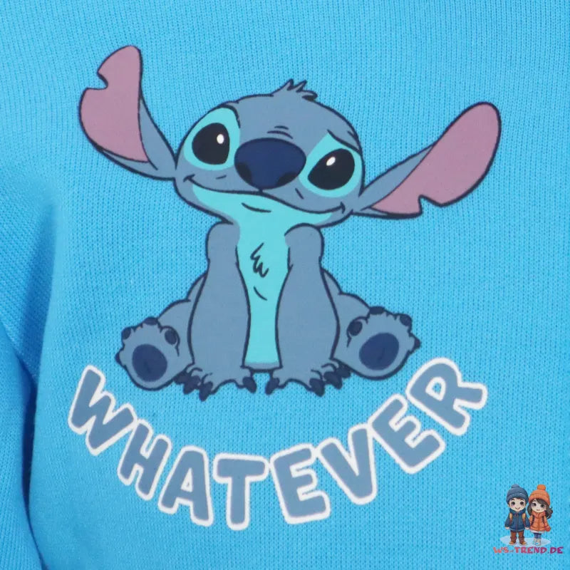 Disney Stitch Kinder Fleece Joggingset Sporthose Hose Sweater Jacke WS Trend.de 92 128