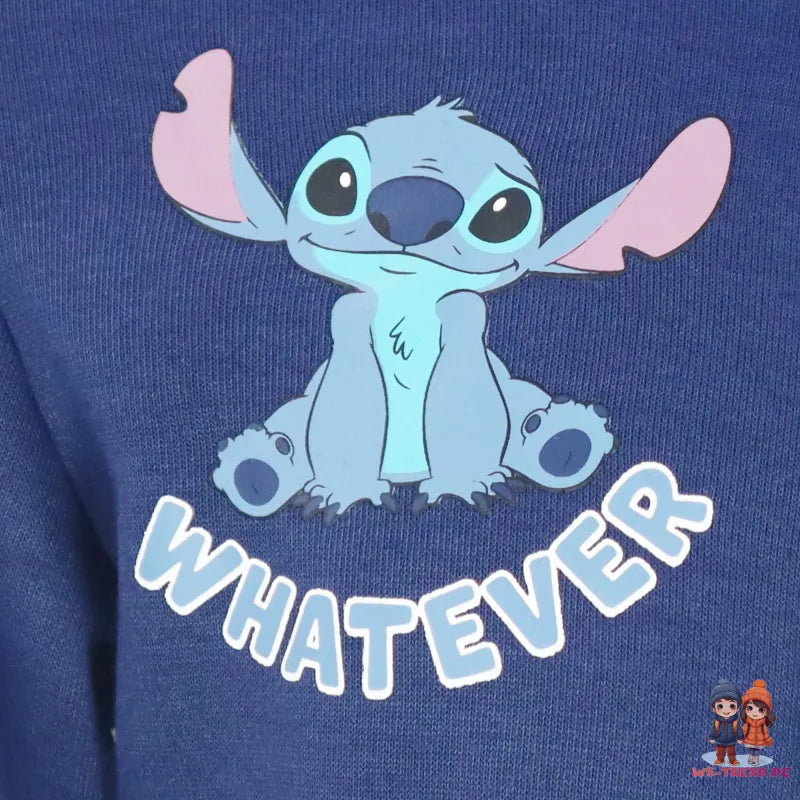 Disney Stitch Kinder Fleece Joggingset Sporthose Hose Sweater Jacke WS Trend.de 92 128