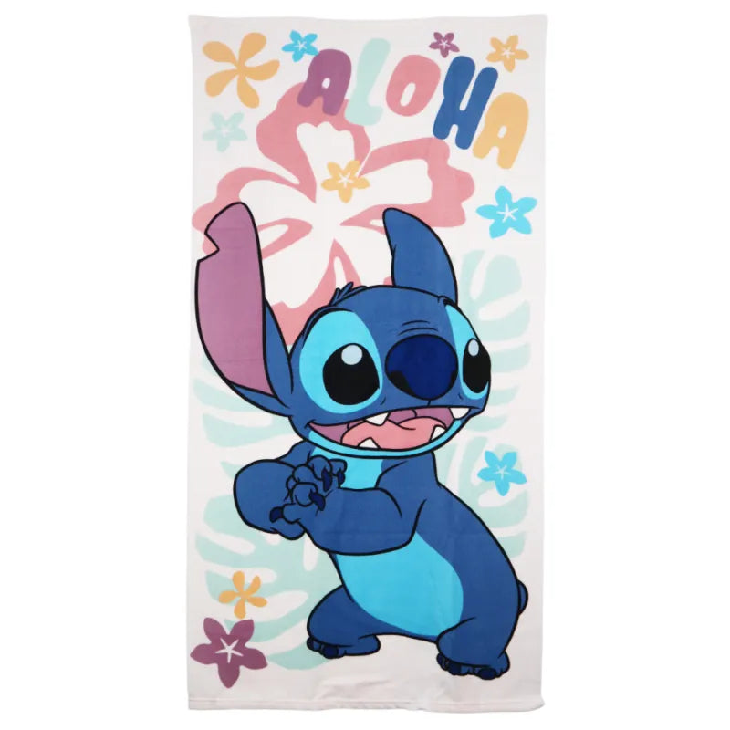 Disney Lilo und Stitch Aloha Mikrofaser Strandtuch Badetuch XL 70x140 cm - WS-Trend.de