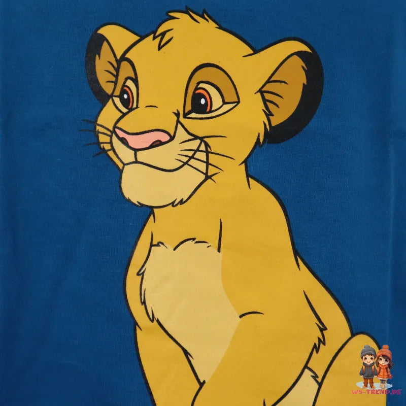 Disney König Löwen Simba Kinder kurzarm T Shirt WS Trend.de Jungen 98 128 Baumwolle