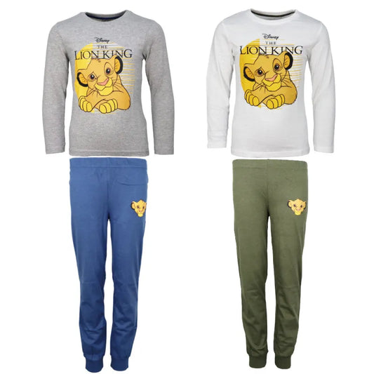 Disney König der Löwen Simba Kinder Pyjama Schlafanzug - WS-Trend.de kurzarm 98 -128 Baumwolle