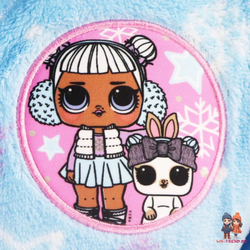 LOL Surprise Kinder Bademantel in Blau - WS-Trend.de 92 - 128 Coral Fleece Mädchen