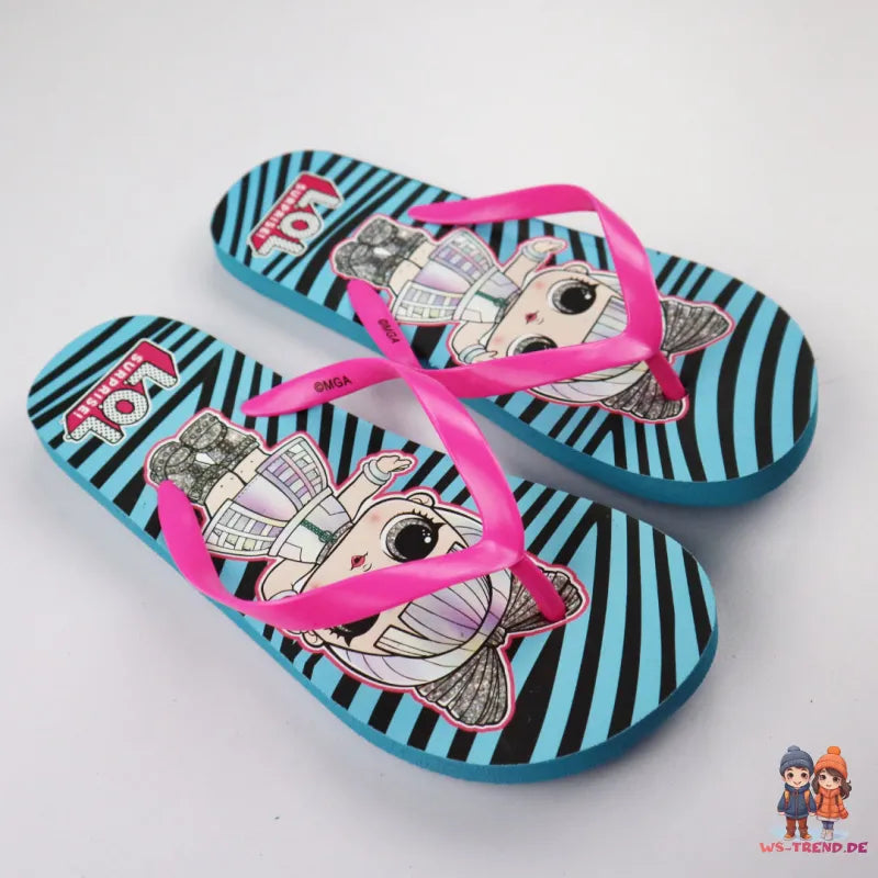 LOL Surprise - Flip Flops für Mädchen - WS-Trend.de Kinder FlipFlops Zehentrenner - Latschen 26 - 33