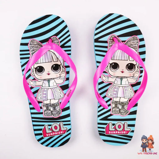 LOL Surprise - Flip Flops für Mädchen - WS-Trend.de Kinder FlipFlops Zehentrenner - Latschen 26 - 33