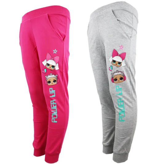 LOL Surprise Kinder Jogginghose Hose WS Trend.de Freizeithose Mädchen Grau Pink 104 134