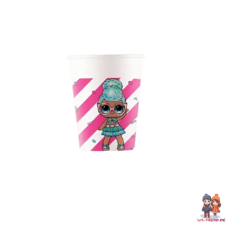 LOL Surprise Partyset Deko Set 36tlg. - WS-Trend.de Geburtstag 36tlg.Geschirr Kindergeburtstag