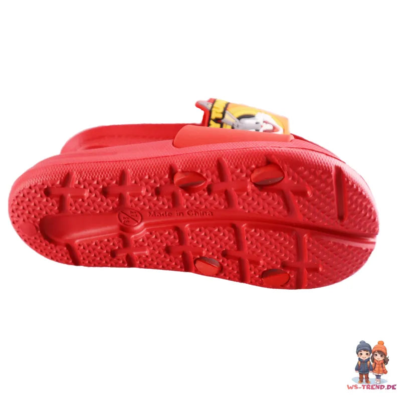 Looney Tunes Bugs Bunny 3D Optik Kinder Sandalen - WS-Trend.de Badeschuhe Latschen 25 - 32