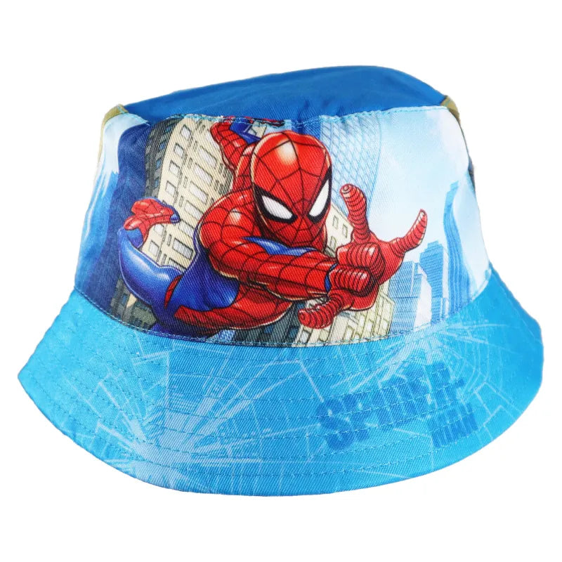 Marvel Spiderman Kinder Jungen Fischermütze Fischerhut Hut - WS-Trend.de Sommerhut Gr. 52-54