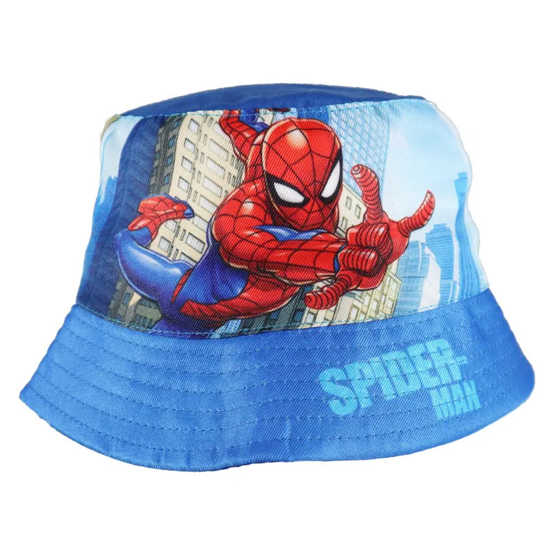 Marvel Spiderman Kinder Jungen Fischermütze Fischerhut Hut - WS-Trend.de Sommerhut Gr. 52-54