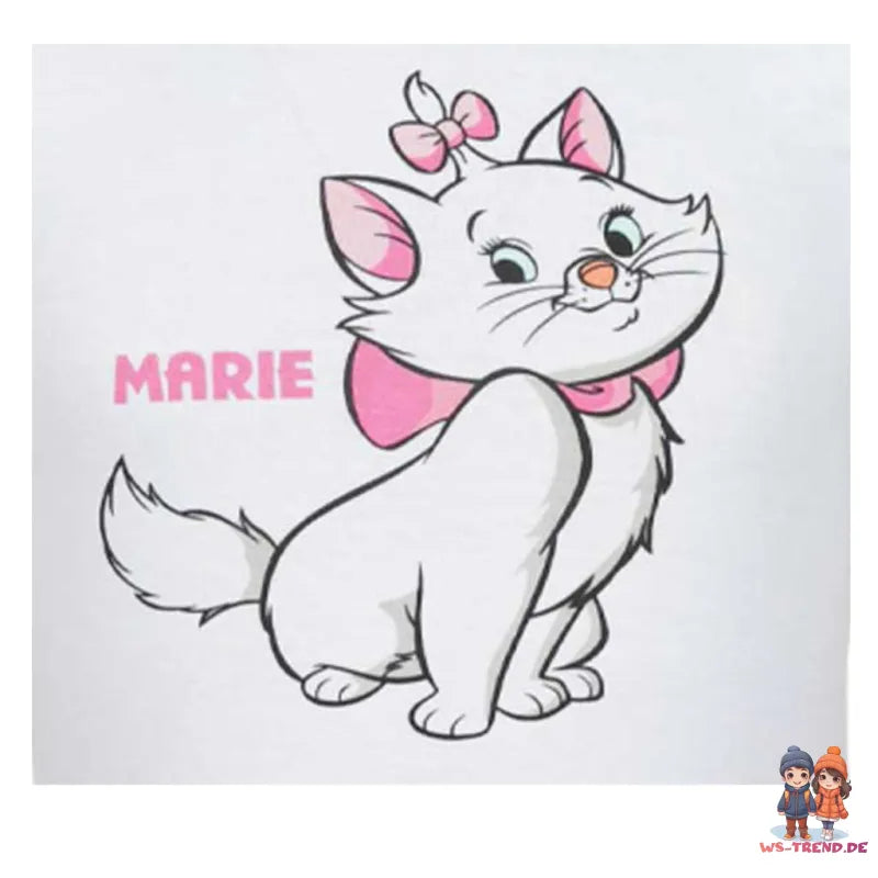 Disney Aristocats Marie Kinder T Shirt WS Trend.de die Katze Mädchen 92 128 100% Baumwolle