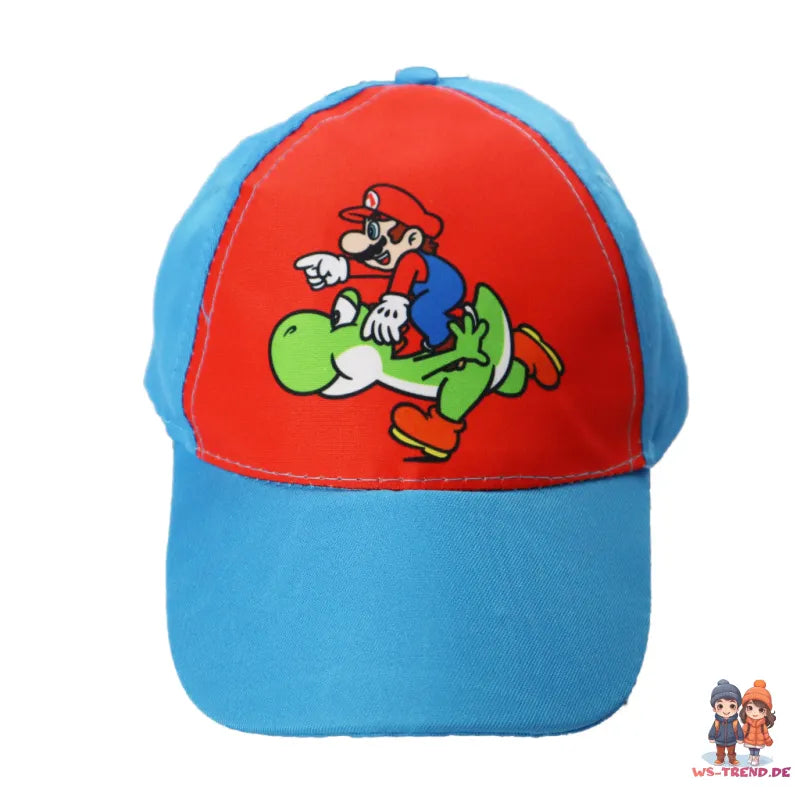 Super Mario Yoshi Jungen Kinder Basecap - WS-Trend.de Baseball Kappe Mütze 52 54