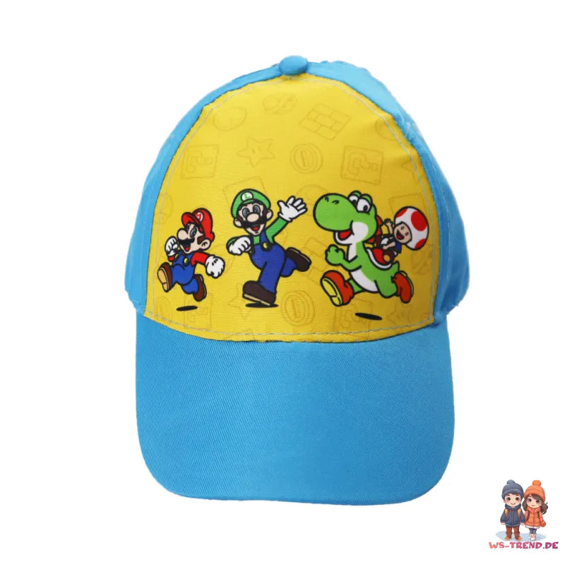 Super Mario Yoshi Jungen Kinder Basecap - WS-Trend.de Baseball Kappe Mütze 52 54