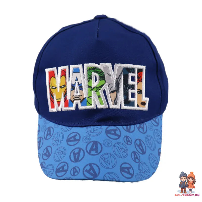 Marvel Avengers - Kinder Baseball Kappe Basecap - WS-Trend.de | Thor Jungen 52-54