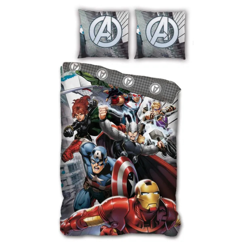 Marvel Avengers Kinder Bettwäsche Set - WS-Trend.de Mikrofaser 135-140x200 63x63 cm