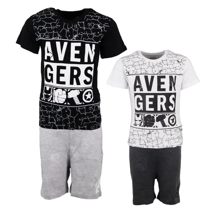 Marvel Avengers Kinder Schlafanzug Pyjama kurz - WS-Trend.de Sleepwear134 - 164 baumwolle