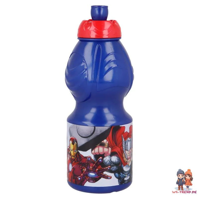 Marvel Avengers 4er Set Lunchbox mit Trinkbecher und Besteck - WS-Trend.de 4 teiliges Lunch - Brotdose