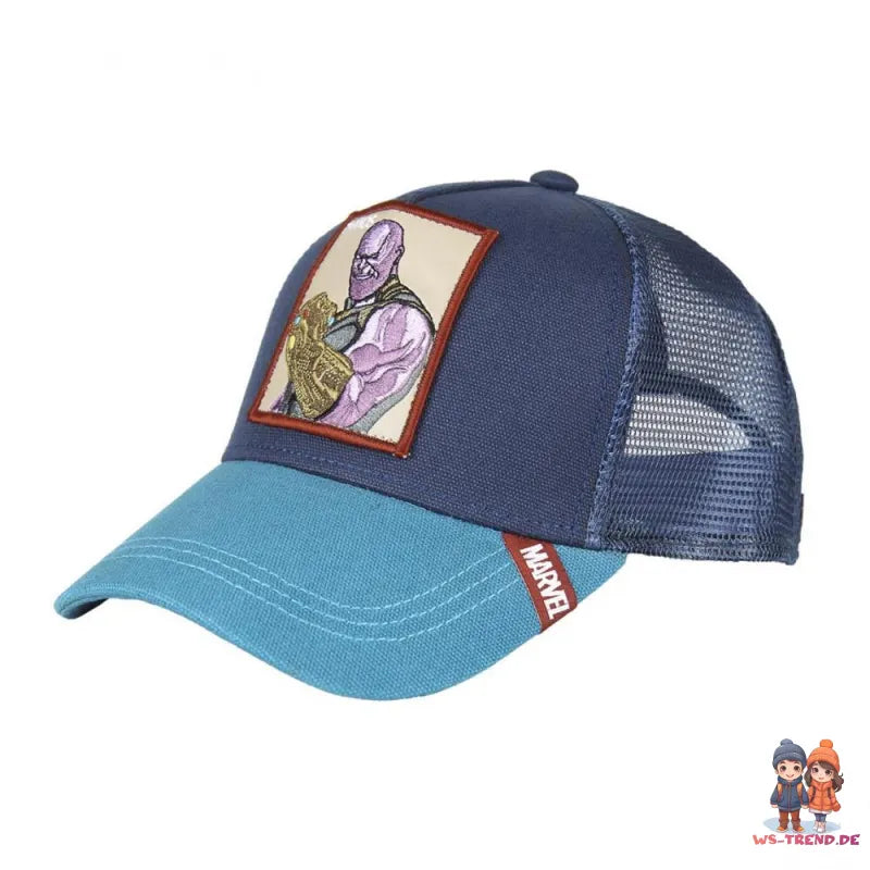 Marvel Avengers Thanos - 3D gestickt Herren Kinder Baseball Kappe 58 cm - WS-Trend.de | Basecap