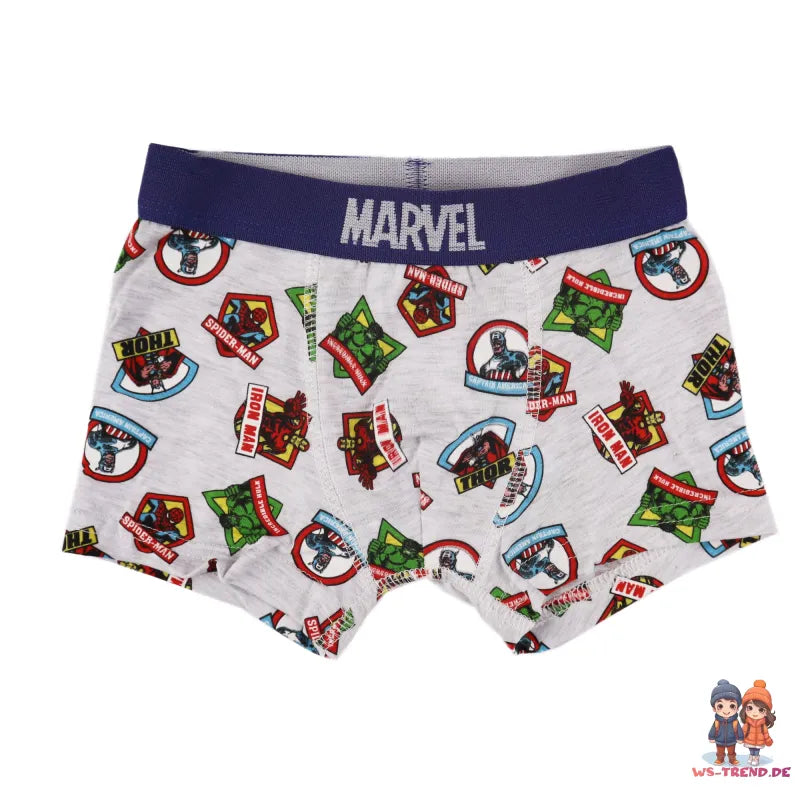 Marvel Avengers Unterhose Boxershorts 2er Pack - WS-Trend.de Kinder Jungen Gr. 104-134