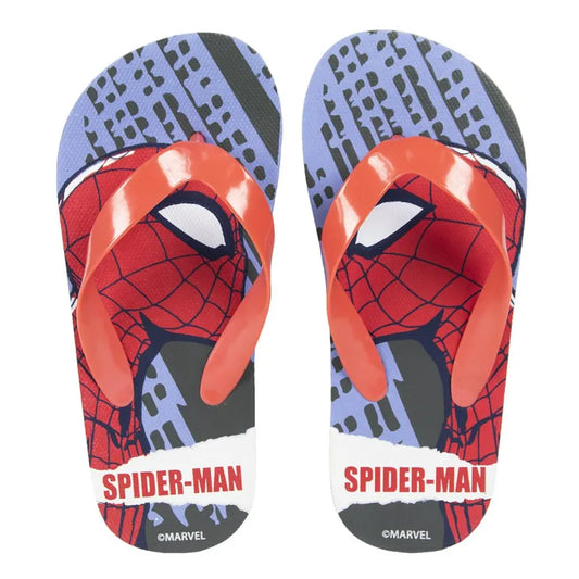 Marvel Spiderman Jungen Flip Flops - WS-Trend.de Zehentrenner - Kinder Sandalen - Latschen Blau
