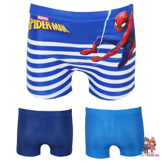 Marvel Spiderman Kinder Badehose Badeshorts - WS-Trend.de Jungen bademode - 98 bis 128