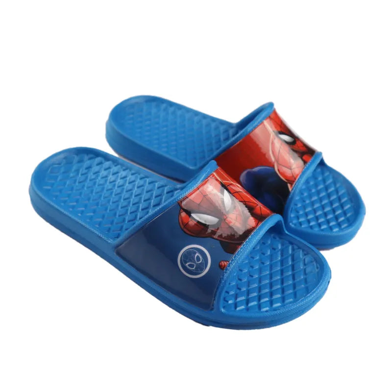 Marvel Spiderman Kinder Badelatschen Sandalen - WS-Trend.de Schuhe Rot Blau Gr. 24 bis 31