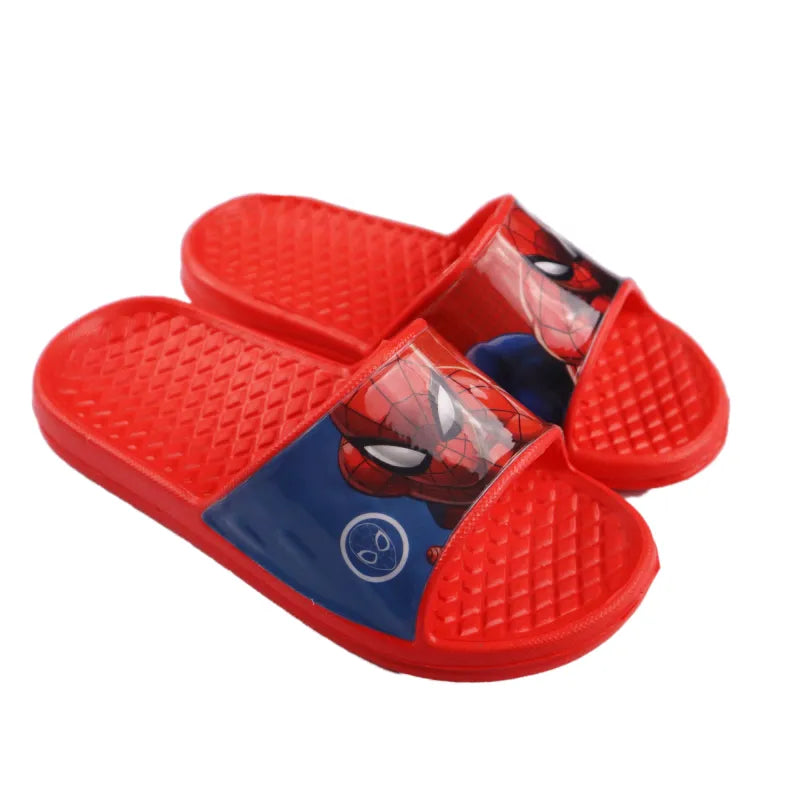 Marvel Spiderman Kinder Badelatschen Sandalen - WS-Trend.de Schuhe Rot Blau Gr. 24 bis 31