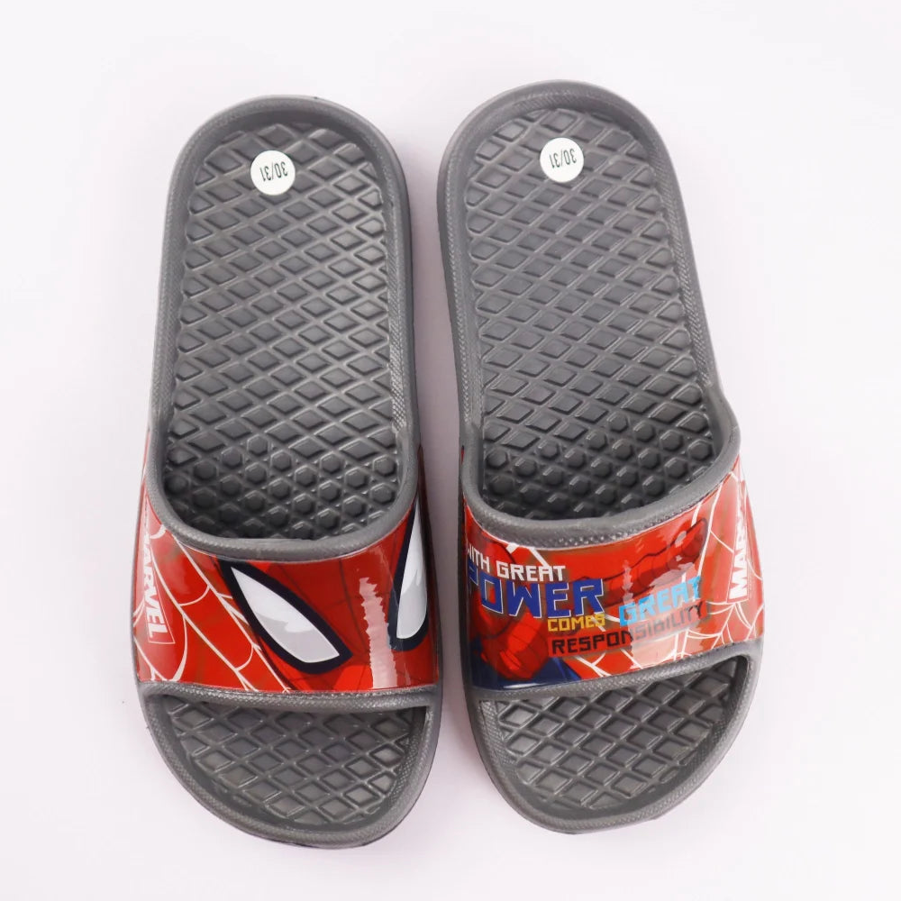 Marvel Spiderman Kinder Badelatschen Sandalen - WS-Trend.de Schuhe Rot Grau Gr. 24 bis 32Machen Sie Ihren kleinen Superhelden eine Freude