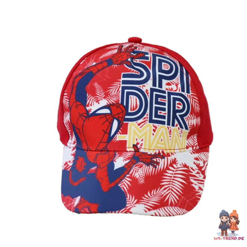 Marvel Spiderman - Kinder Baseball Kappe Basecap - WS-Trend.de Mütze Hut Jungen 52 54