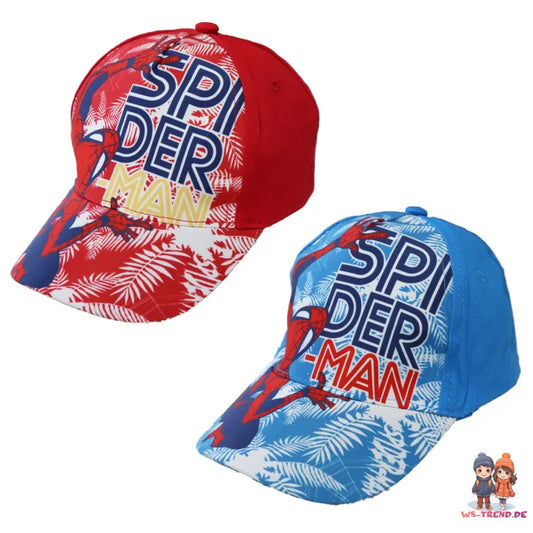 Marvel Spiderman - Kinder Baseball Kappe Basecap - WS-Trend.de Mütze Hut Jungen 52 54