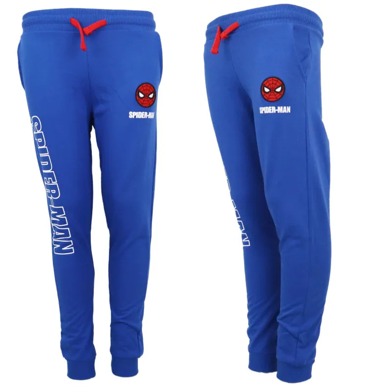 Marvel Spiderman Kinder Jogginghose - WS-Trend.de Jungen Sporthose Hose 104-134 Blau Grau