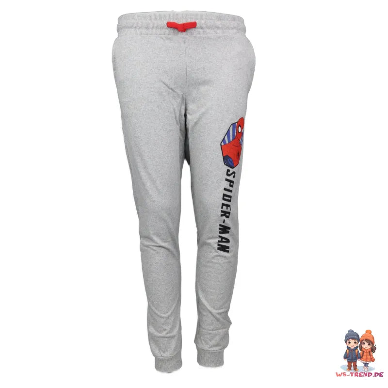 Marvel Spiderman Kinder Jogginghose - WS-Trend.de Jungen Sporthose Hose 104-134 Blau Grau