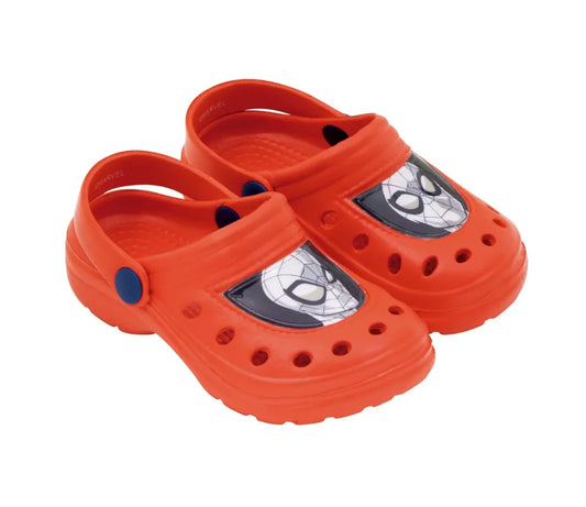 Marvel Spiderman - Kinder Sandalen Clogs - WS-Trend.de Avengers Badeschuhe Latschen Jungen