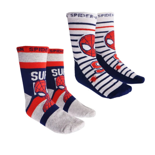 Marvel Spiderman lange Kinder Socken 2er Pack - WS-Trend.de Sneaker Gr. 23 bis 34 für Jungen