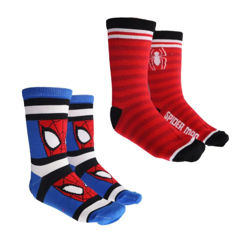Marvel Spiderman lange Kinder Socken 2er Pack - WS-Trend.de Sneaker Gr. 23 bis 34 für Jungen