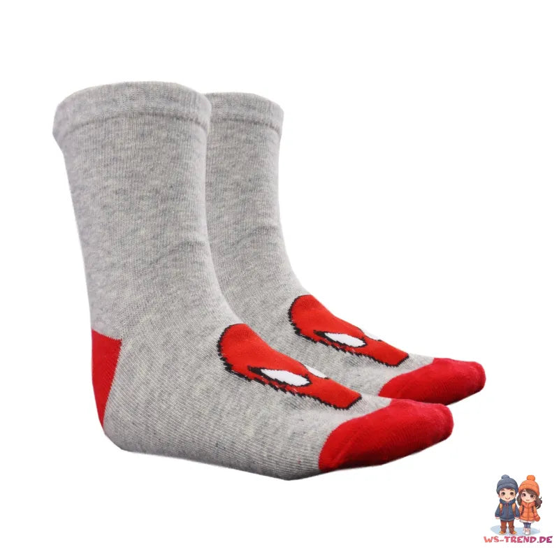 Marvel Spiderman Sneaker Socken 3er Pack - WS-Trend.de Kinder Gr. 23 bis 34 für Jungen