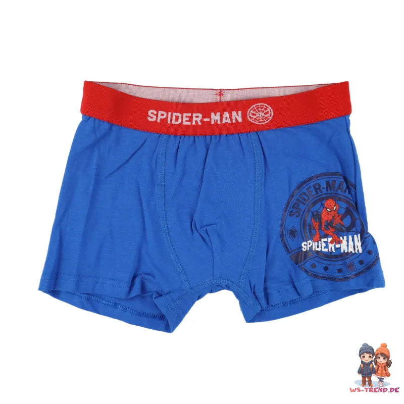 Marvel Spiderman Unterhose Boxershorts 2er Pack - WS-Trend.de Kinder Jungen Gr. 104-134