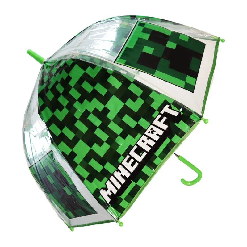 Minecraft Creeper Kinder Regenschirm Stabregenschirm Schirm D 70 cm - WS-Trend.de