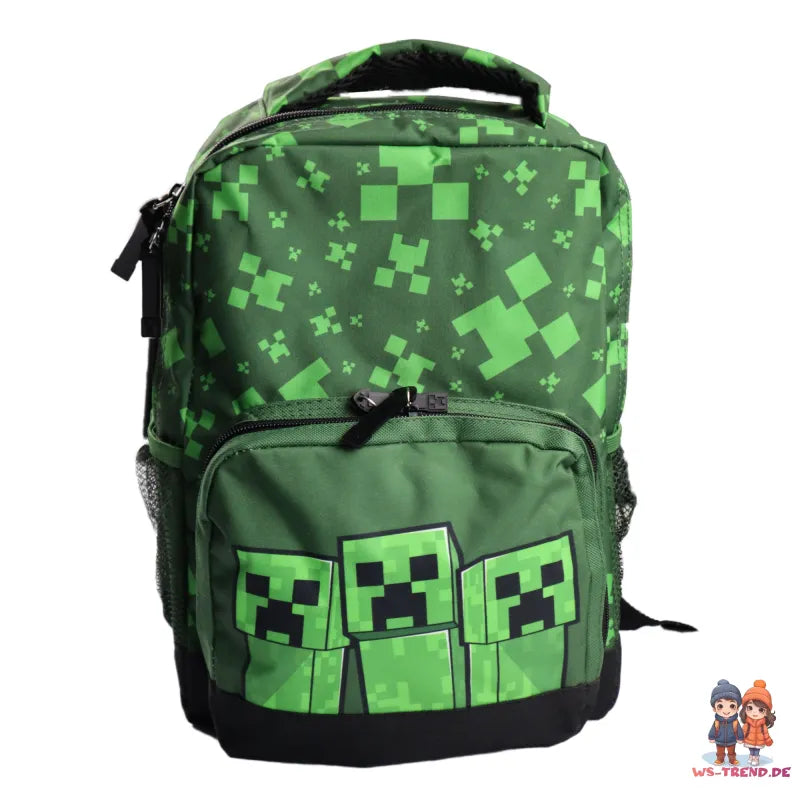 Minecraft Creeper Kinder Rucksack - WS-Trend.de Sporttasche Backpack Tasche Gr. 35 x 25 12