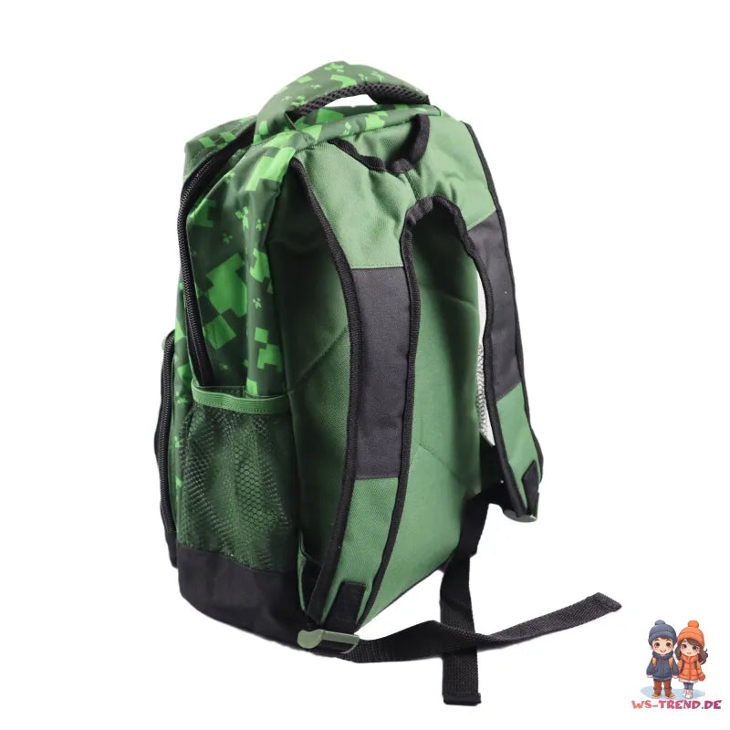 Minecraft Creeper Kinder Rucksack - WS-Trend.de Sporttasche Backpack Tasche Gr. 35 x 25 12