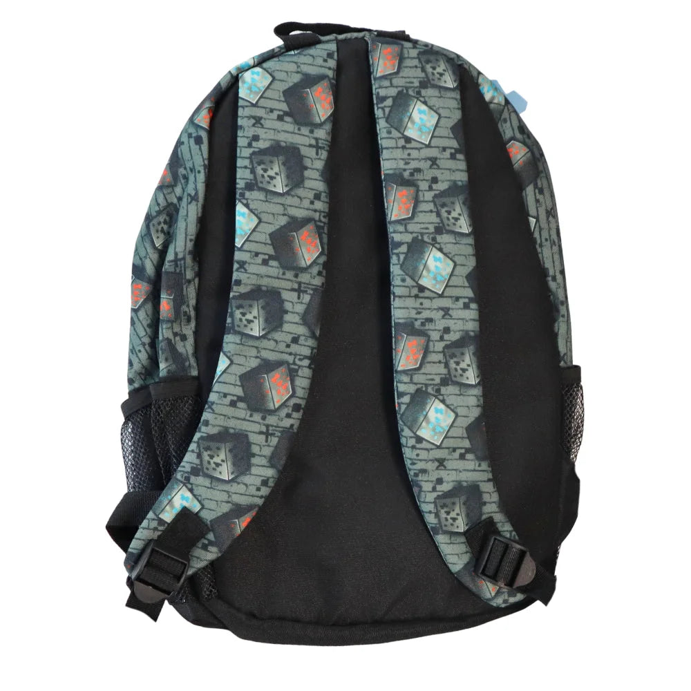 Minecraft Creeper Kinder Rucksack Backpack Schultasche Gr. 38 x 24 12 - WS-Trend.de cm